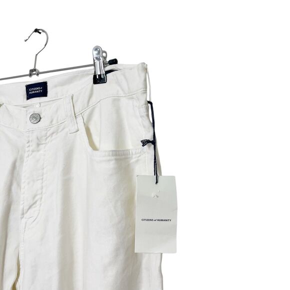 Citizens of Humanity NWT Gage Jeans Men’s Size 27 White Stretch Linen Denim - Picture 11 of 13